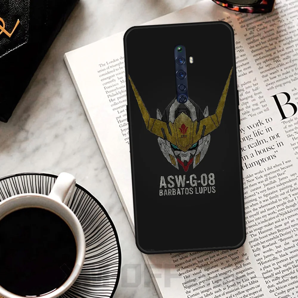 ByLoving Mobile Suit Gundam Soft black Phone Case For OPPO R9 R9S 9S PLUS 11 plus 11S 15 Normal 17 17pro | Мобильные телефоны и