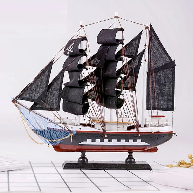 Парусная лодка LUCKK Карибский модель деревянные лодки Corsair детские игрушки