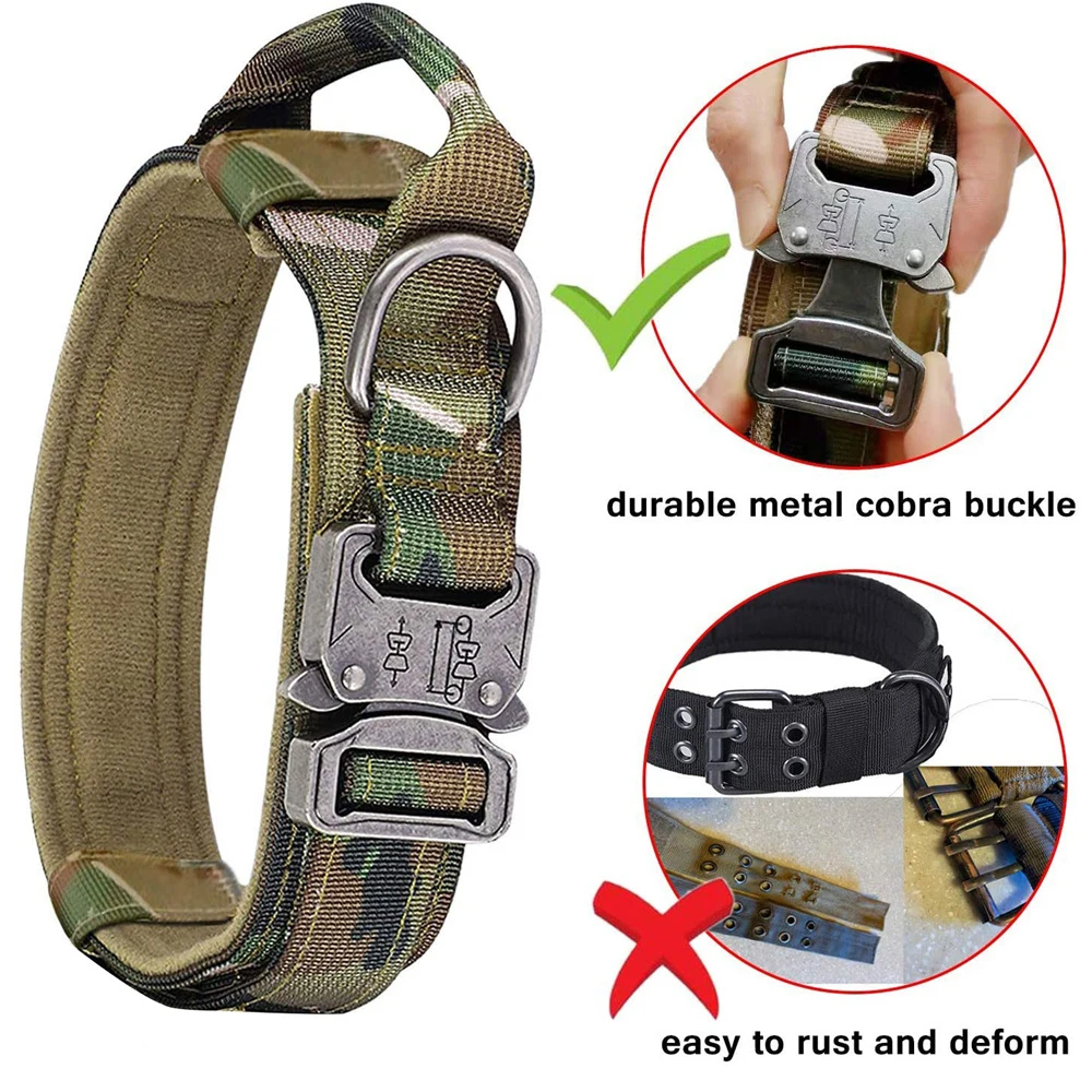 Военный Тактический собачий ошейник поводок для немецкой овчарки