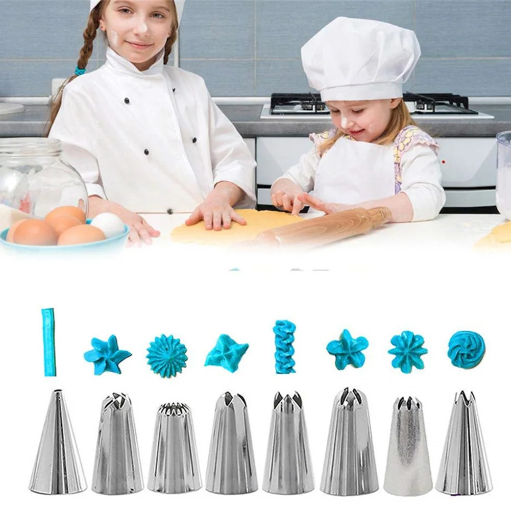 

Cake Decor Tool Set Kits Piping Bag Baking Icing Set, With 3 Spatulas For Kitchen Bakeware Cake Decoration Gadgets Tools