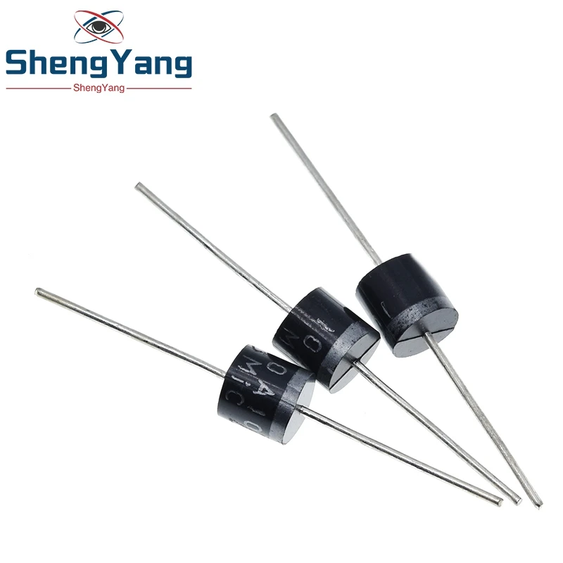 10 шт электрическая осевой выпрямительный диод 10A10 R-6 DIP 10A 1000V 10a10 | Электронные