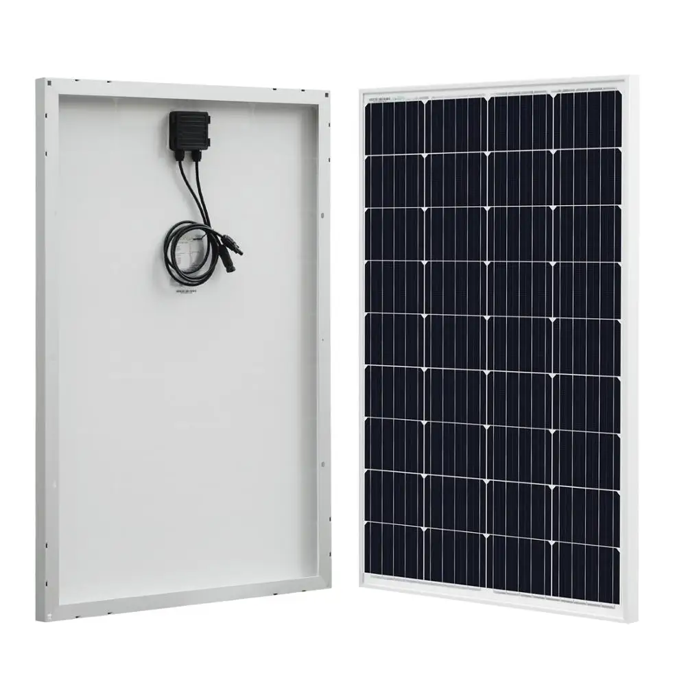 ECOWORTHY 120 ватт 12 вольт солнечная панель Высокая эффективность монокристаллическая солнечная панель для зарядки батареи RV Лодка Караван вне сети