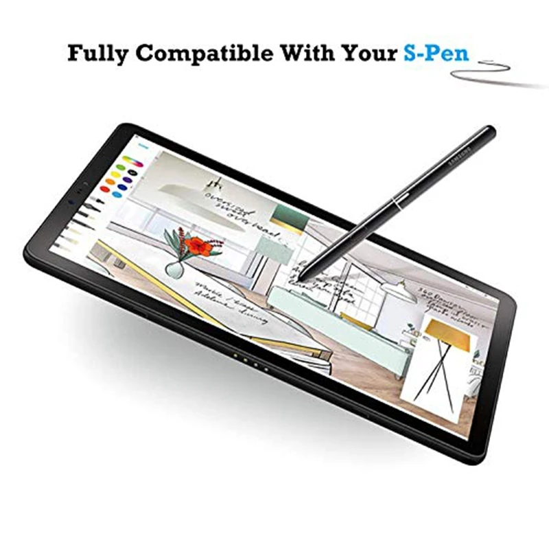 

Sn Protector for Samsung Galaxy Tab a T515/T510 10.1 Inch Tablet Sn Protector Anti-Scratch 2PCS