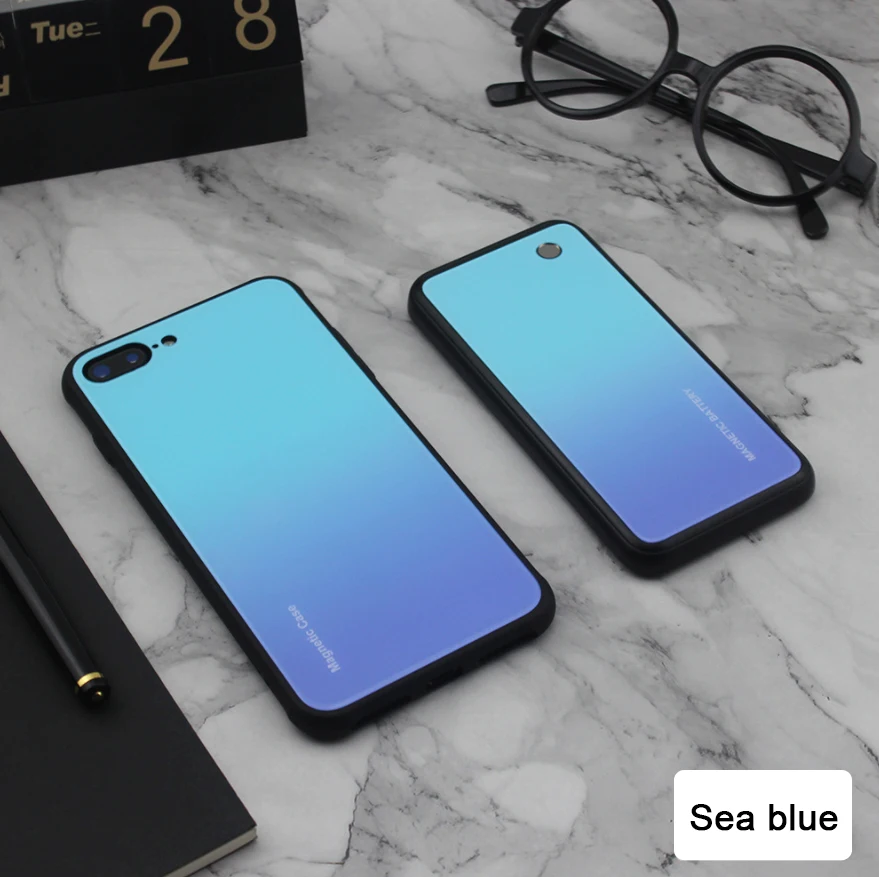 Для iPhone X Беспроводная Магнитная батарея чехол для зарядки для iPhone X ультратонкий портативный внешний аккумулятор чехол