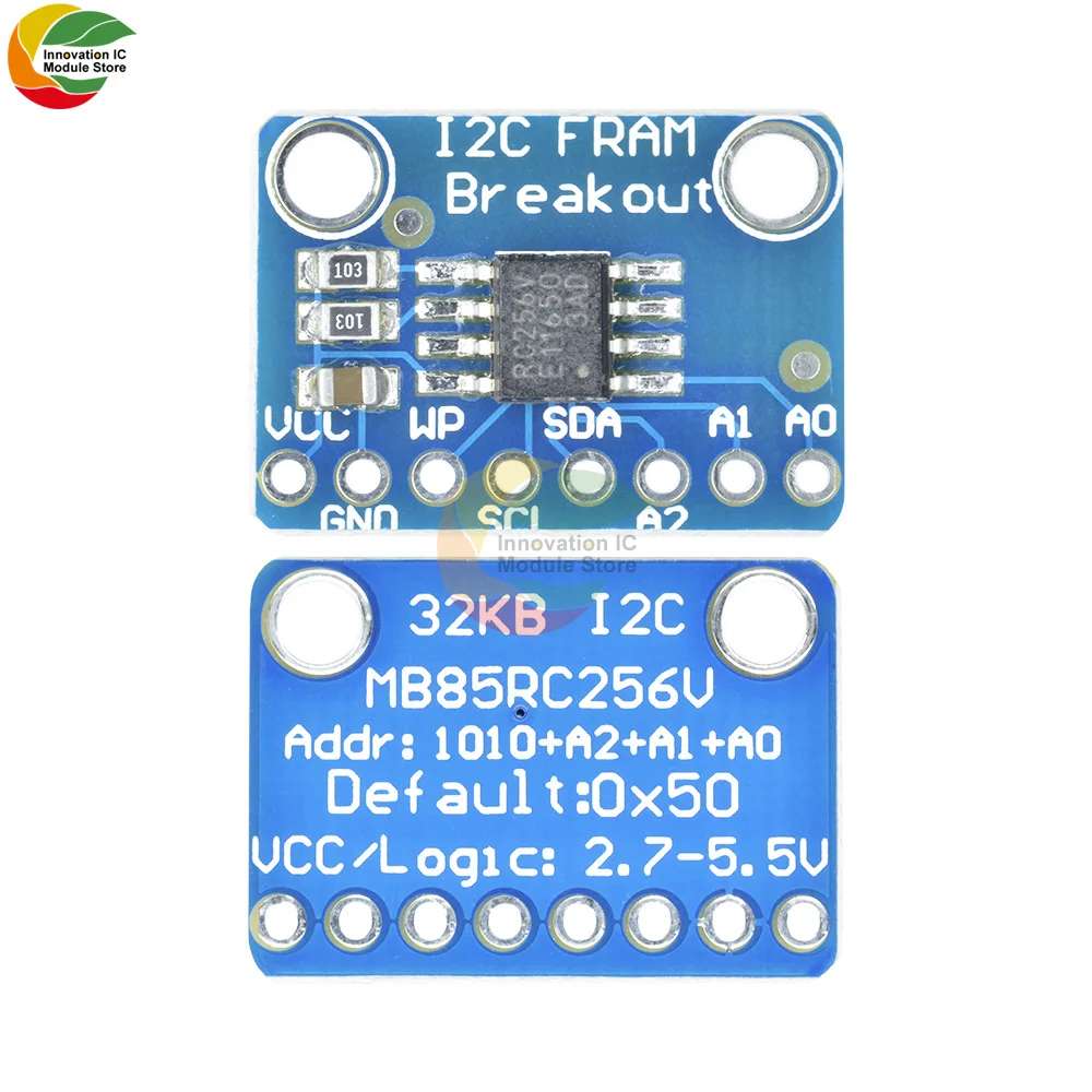 MB85RC256V Memory IC 32KB Development Tools I2C Non-Volatile FRAM Breakout Board Module for IoT Sensor Devices Free Shipping