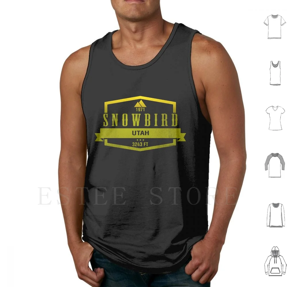 

Snowbird Ski Resort Tank Tops Vest Cotton Holiday Mountain Park Resort Ski Resort Skier Skiers Skiing Snow Snow Bird Snowbird