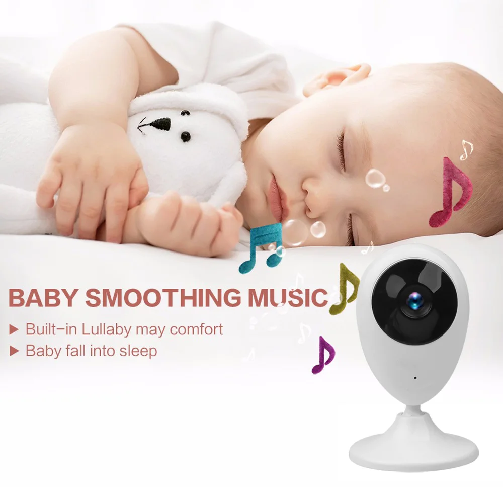 kebidumei 2.4 inch High Resolution Baby Monitor Infrared Night Vision Wireless Video Sleeping | Безопасность и защита