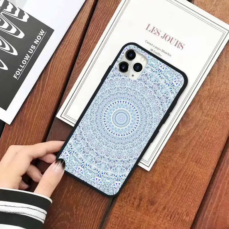 

Mandala African pattern fashion cover Phone Case for iPhone 11 12 pro XS MAX 8 7 6 6S Plus X 5S SE 2020 XR