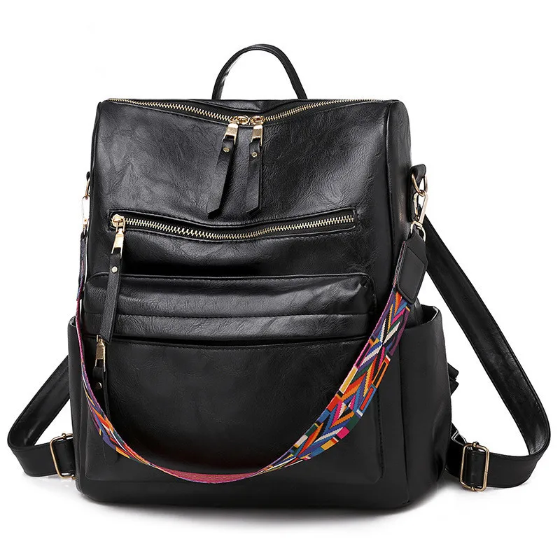 

Women Fashion Travel Backpack Ladies Handbag Youth Leather Backpack for Teenage Girls Female School Shoulder Bag Bagpack mochila