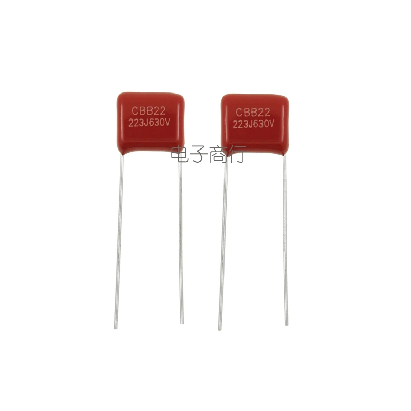 

10pcs 630V223J 22NF Pitch 10MM 223 630V 0.022uF CBB Polypropylene Film Capacitor