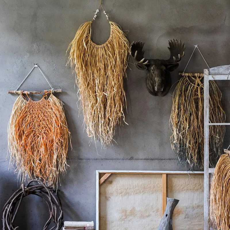 

Гобелен ручной работы из сушеной травы, 1 шт.