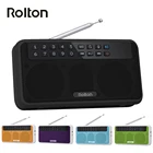 Беспроводная Bluetooth-Колонка Rolton E500, 6 Вт, Hi-Fi стерео музыкальный проигрыватель, портативное цифровое FM-радио, фонарик, микрофон, Громкая запись, TF