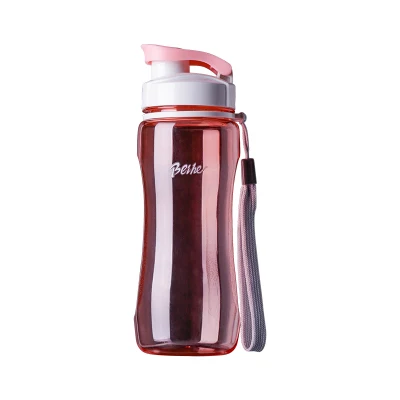 Pink 560 мл бутылка для воды Портативная спортивные бутылки BPA Free пластиковая бутылка Детская бутылка для школы My Bottle бутылки для воды спортивн, Открытый бутылка для спорта пластик - Цвет: Pink