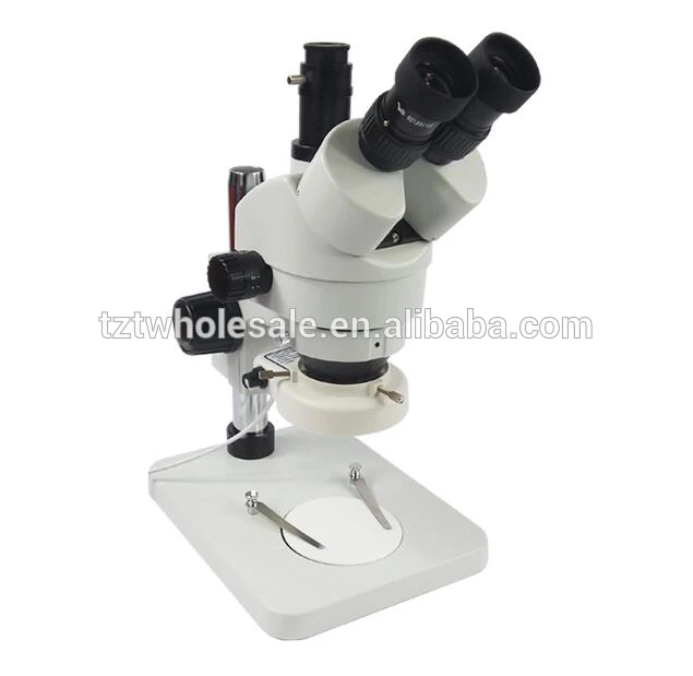 

7X-45X Trinocular Industry Zoom Stereo Microscope LED w/ CCD Camera Mount for Phone Repair