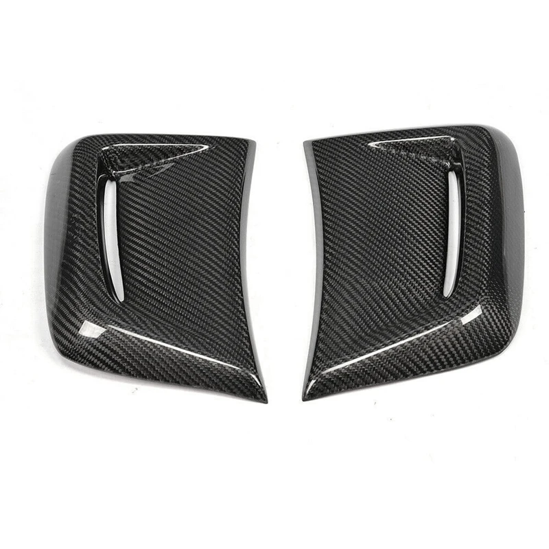 

2PC Front Bumper Side Air Fender Insert Vent Cover for Mercedes Benz W204 C63AMG 2012-2014 Carbon Fiber