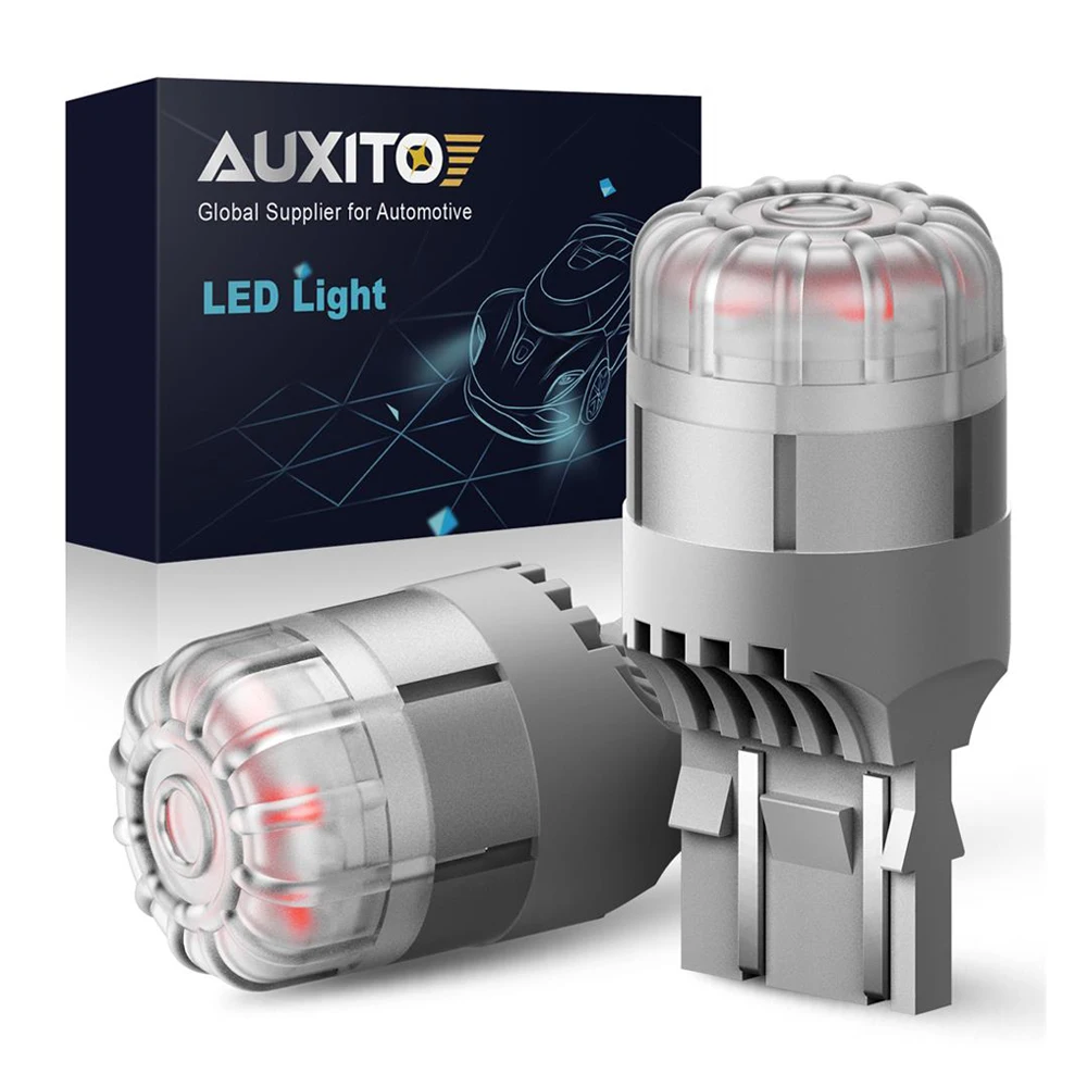 

2 шт., Автомобильные светодиодные лампы AUXITO T20 W21 5W W21/5W