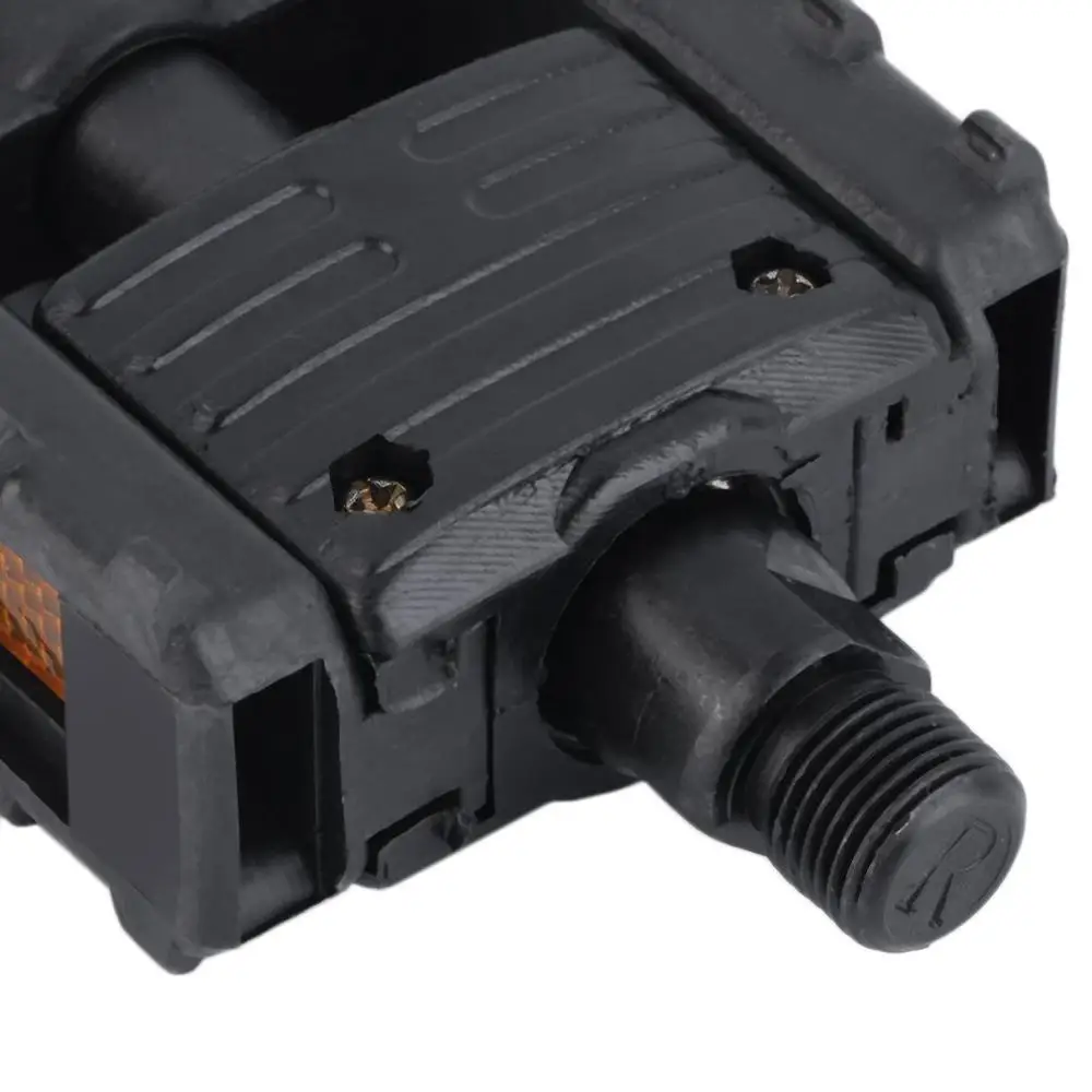 1 пара универсальных пластиковых складных педалей для горного велосипеда Нескользящие черные всех типов