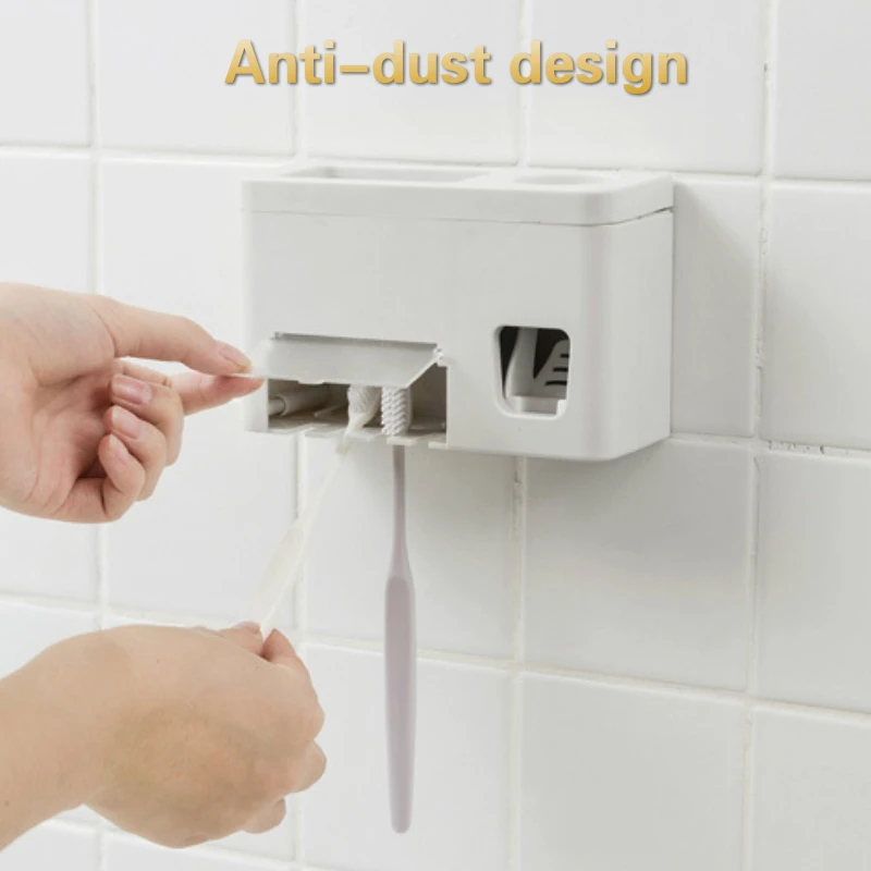 Патент Автоматический Диспенсер зубной пасты для щетки держатель Комплект Анти