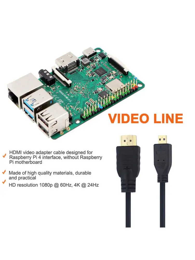 Микро HDMI к HD видео кабель высокого качества 4K качество идеально подходит для