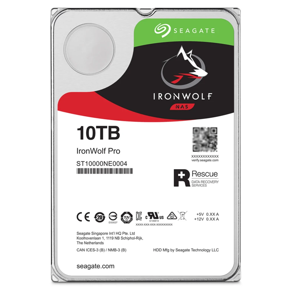 Внутренний жесткий диск Seagate IronWolf Pro 2 ТБ 4 6 8 10 1 14 16 NAS RAID прилагается служба