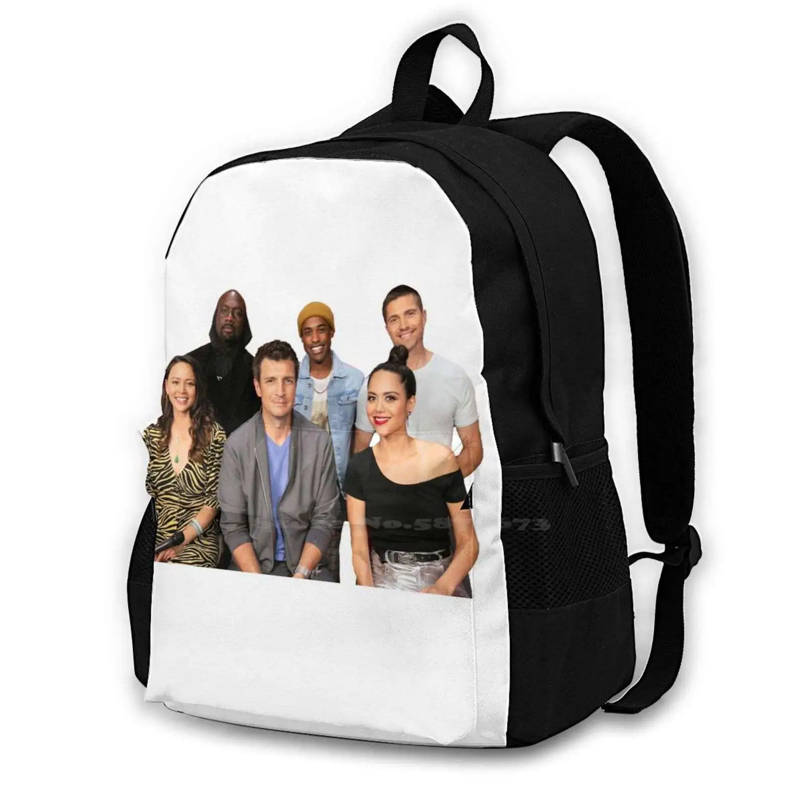 

The Rookie - Group Backpacks For School Teenagers Girls Travel Bags The Rookie Abc The Rookie Tv Tv Show Tv Nathan Fillion