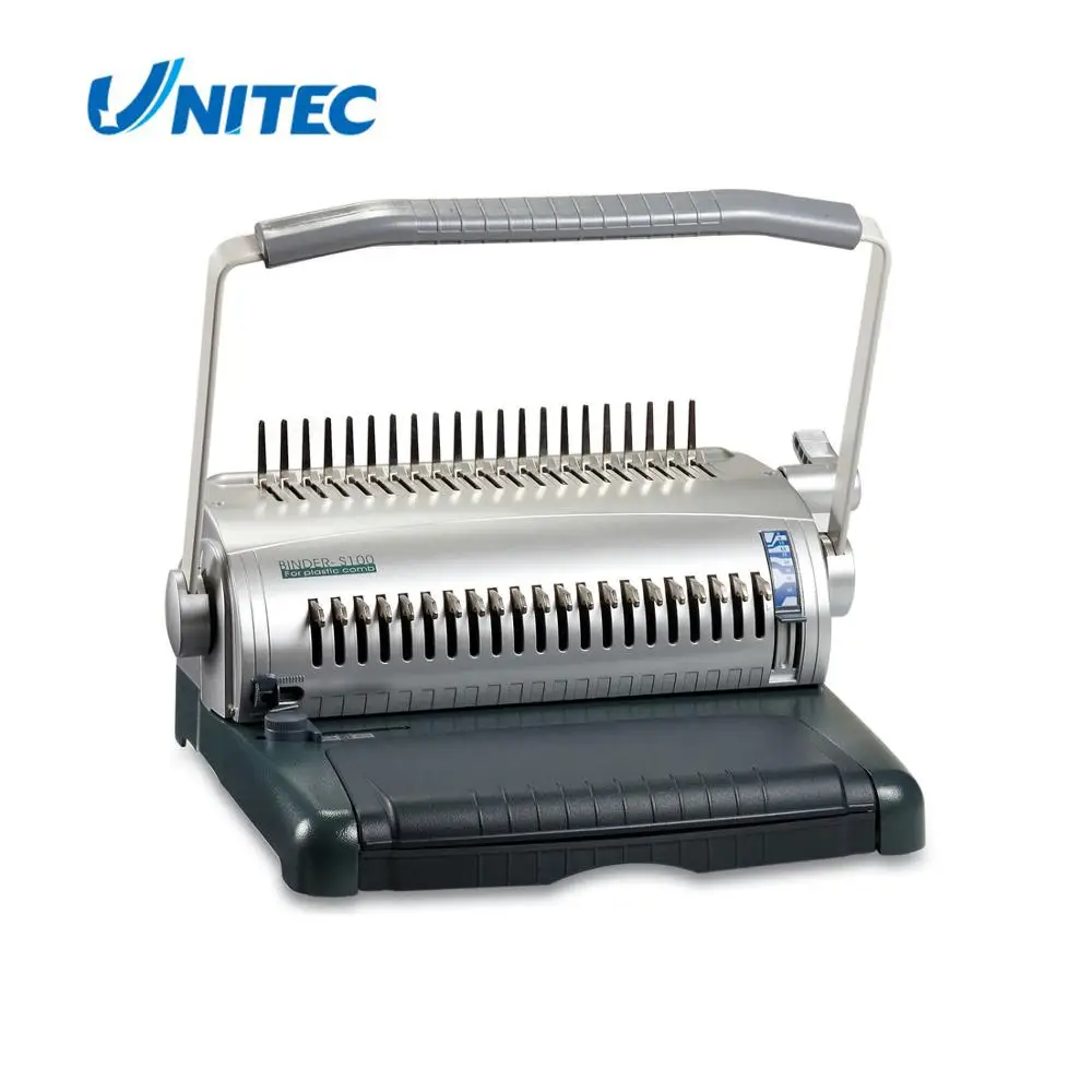 

Chinese wholesale manual comb binder small book A4 paper binding machine price