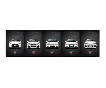 Настенные художественные картины на холсте классические ретро Nissan Skyline GTR