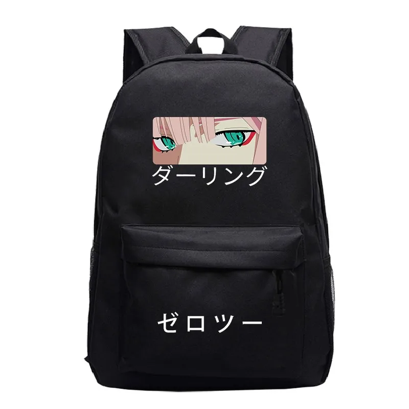 

Anime DARLING In The FRANXX Backpack Schoolbag Casual Backpack Student Bookbag School Bag Mochila Men Bag Casual Travel Rucksack