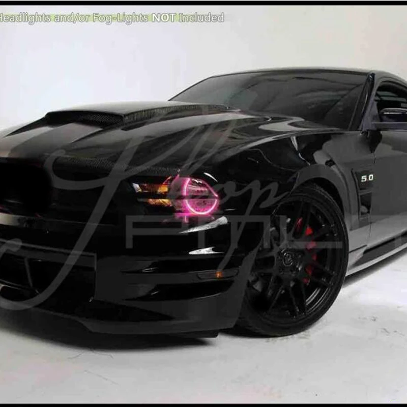 Для ford mustang RGB светодиодный комплект Фар halo angel eyes автомобильные аксессуары для