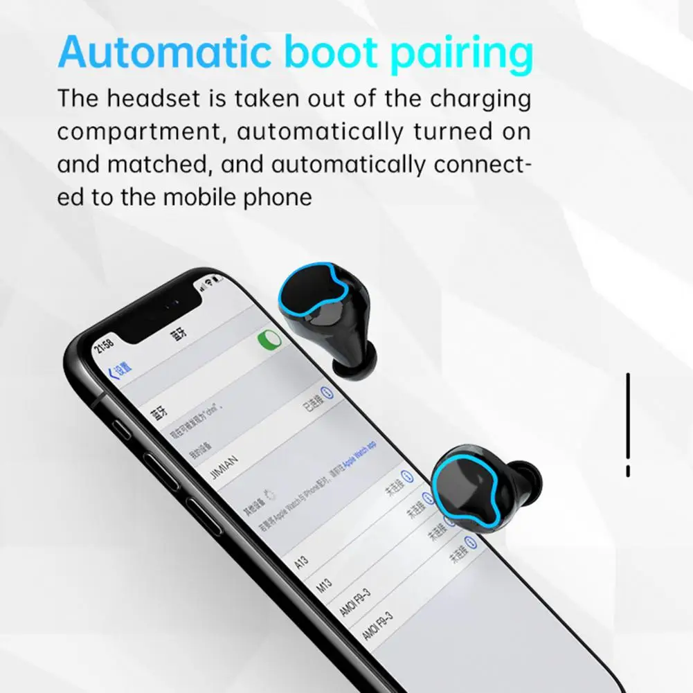 M9 TWS Wireless Bluetooth Earphones Headphones Touch Control In-Ear Noise Reduction Music Gaming Headset With LED Power Display |