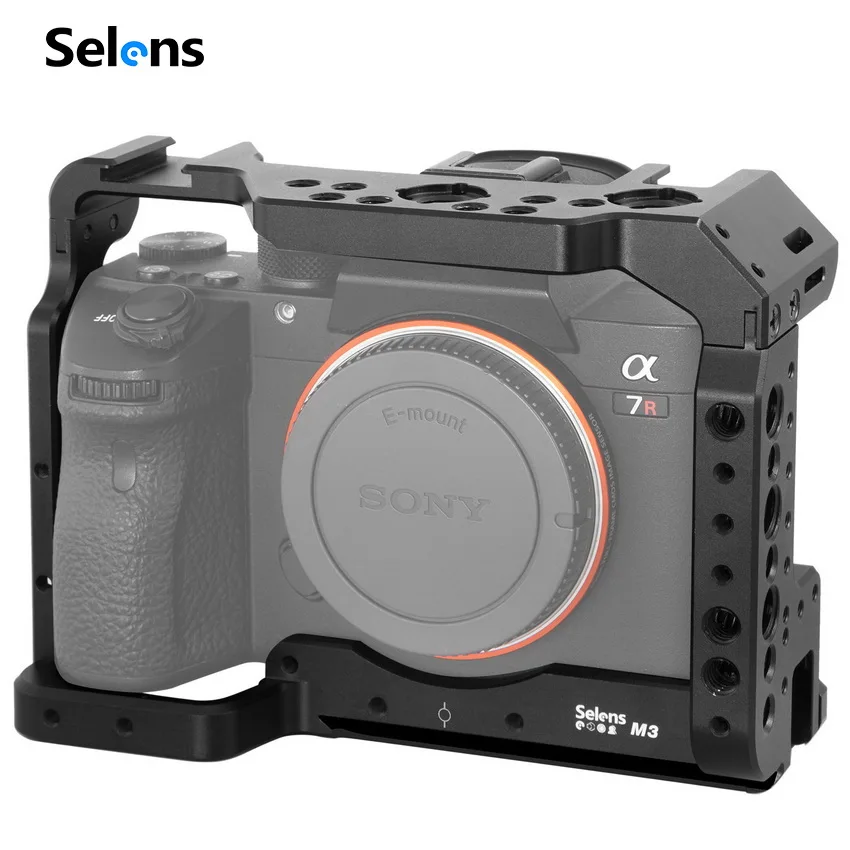 Selens A7III камера клетка установка для sony A7R III/A7M III/A7 III A7R3 A7M3 A73 Arri определение местоположения Vlog чехол с зажимом