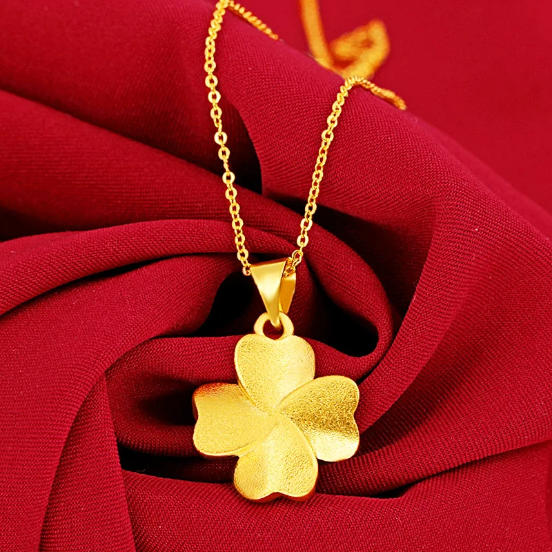 

Brass Plated 24K Jewelry Clover Pendant Fashion Pendant Accessories
