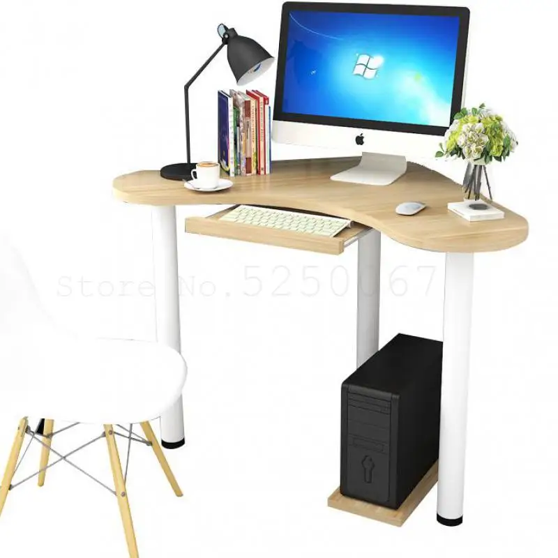 Угловой компьютерный стол простой маленький угловой треугольник одиночный