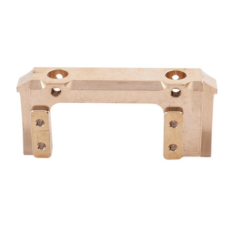 

2 Set RC Car Part: 1 Set Wheel Rims Hub 2.2 Inch Black & 1 Set 85G Brass Front Bumper Mount Servo Stand