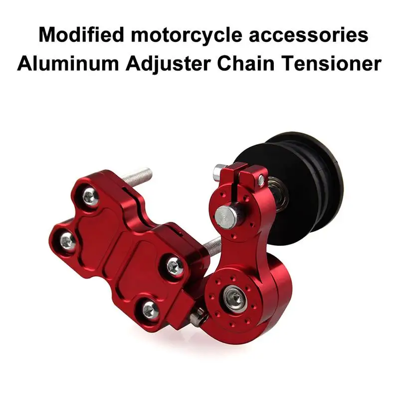 

Motorcycle CNC Aluminum Roller Adjuster Chain Tensioner Universal Fit for HONDA XR230 MOTARD XR250 MOTARD CRM250R AR Red