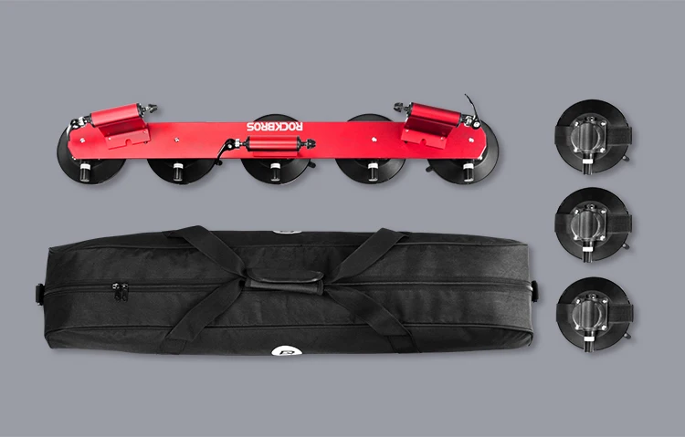 ROCKBROS Storage Bag for Bicycle Rack Suction Roof-Top 45L Large-Capacity Cycling Waterproof Bag PVC Portable Black Bike Package