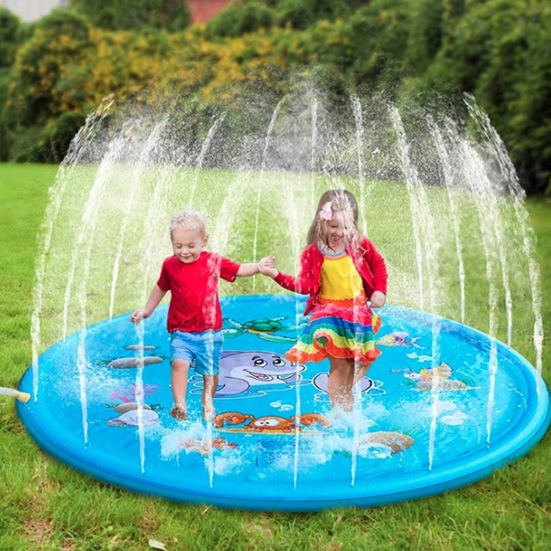 Открытый газон пляж море животные надувной водный спрей детский разбрызгиватель