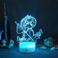 anime desk lamp demon slayer kimetsu no yaiba figures bedroom decor manga leds for home usb light gift for friend tsuyuri kanaw