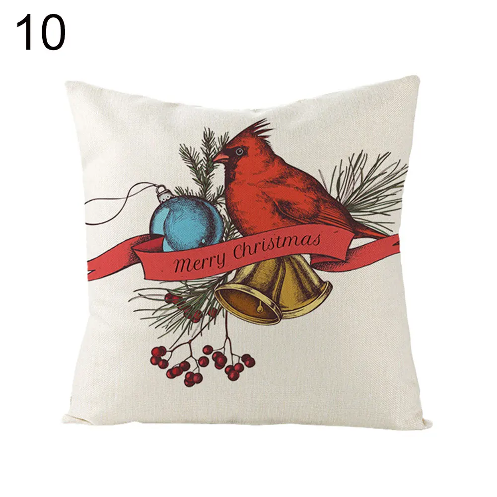 Горячая Распродажа Веселый Рождественский чехол для подушки с буквенным принтом
