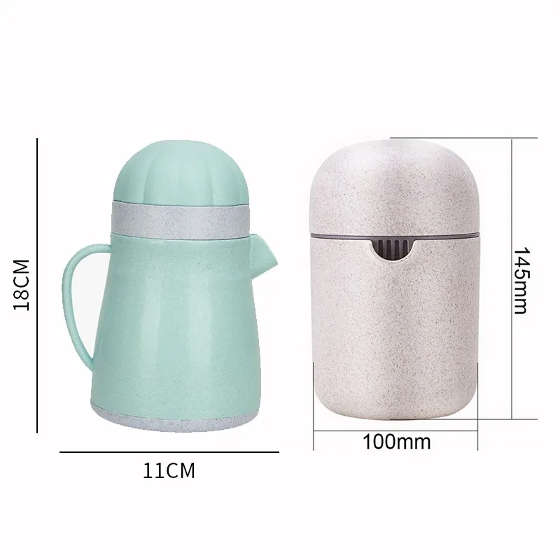 

Hand Juicer Citrus Orange Squeezer Lid Rotation Press Anti-Slip Reamer with Strainer and Container to Lemon GrapefruitManual