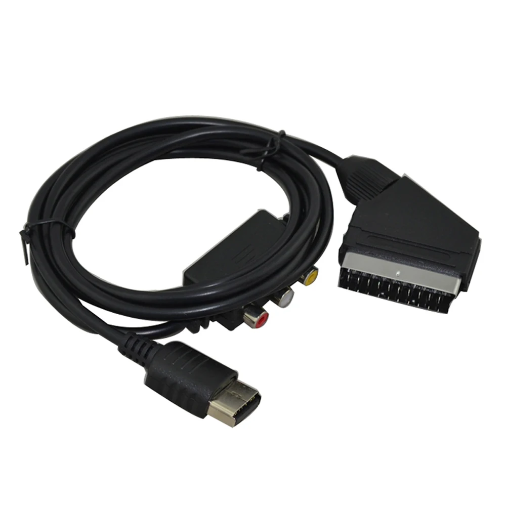 Для sega DC кабель Шнур Scart с AV Box адаптером для SEGA Dreamcast | Электроника