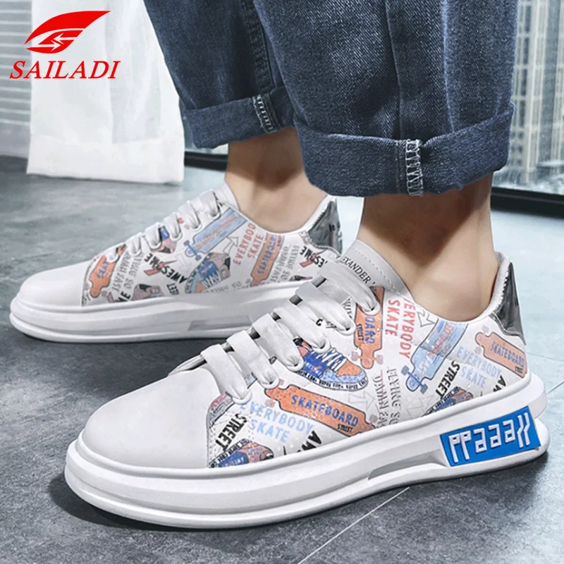 

Кроссовки Sailadi мужские для скейтборда, удобная повседневная модная спортивная обувь, для фитнеса и прогулок