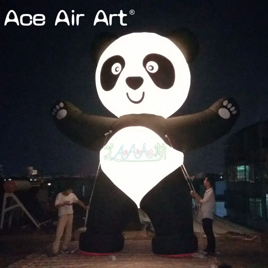 Рекламный надувной продукт мультфильм для улицы со светодиодной подсветкой