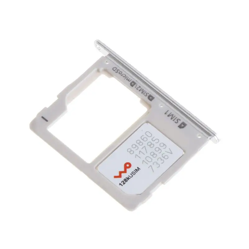 

Dual SIM Micro SD Card Tray Slot For Samsung Galaxy A3 A310 A5 A510 A7 A710 Card Reader Holder