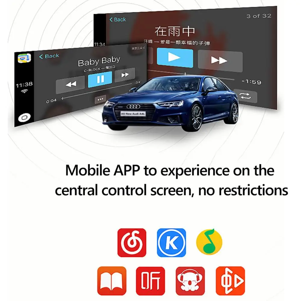 Беспроводной Wi-Fi USB-ключ для CarPlay-адаптера Android-навигатора мини-USB-модули Carplay |