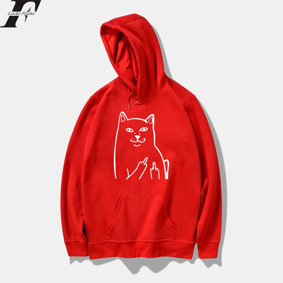 

Hot Sale Pocket Cat Women Sweatshirts Hoodies Harajuku Casual Hoodie Men/women Print Cute Anime Clothes Outwear Hooded Full