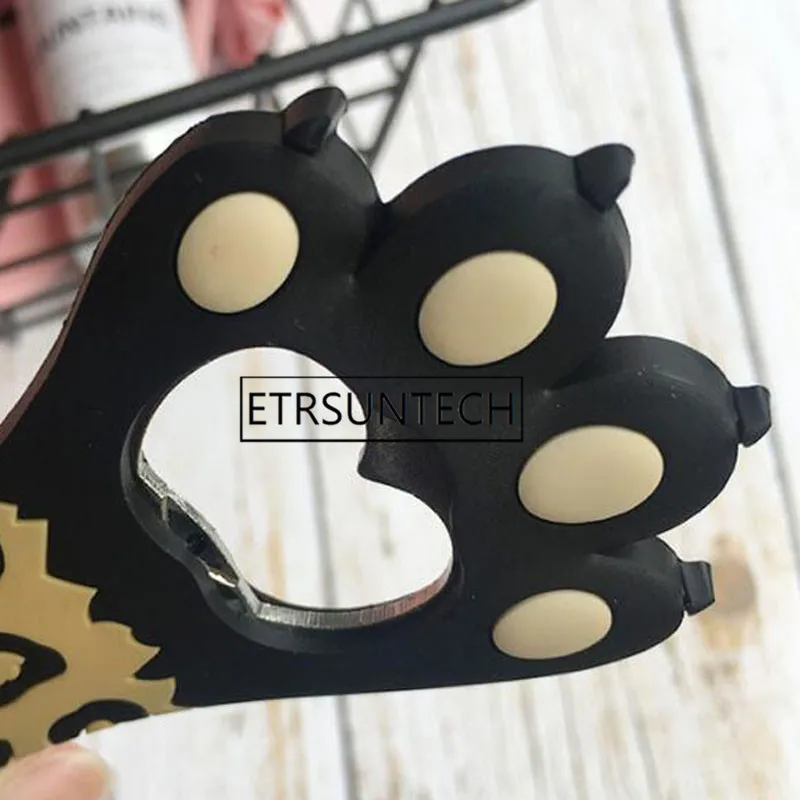 50 шт. открывалка для бутылок в форме кошачьей лапы милые барные инструменты