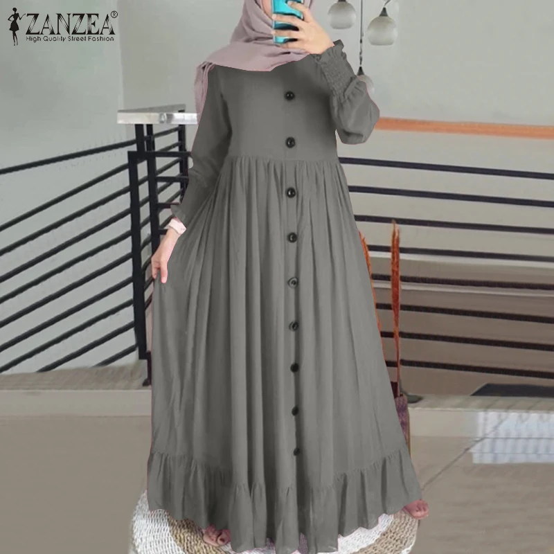 Платье вечернее длинное с рукавами фонариками в арабском стиле|Мусульманская