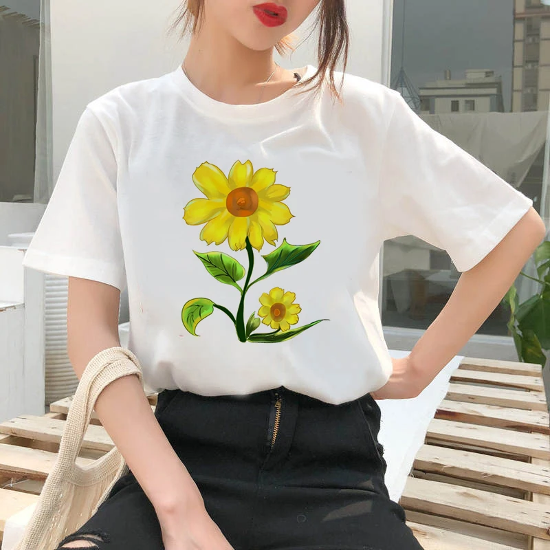 

Vogue Princess Kawaii Harajuku T Shirt Women Ullzang Cute Anime T-shirt Funny Flower Graphic Tshirt 90s Fashion Top Tees Female