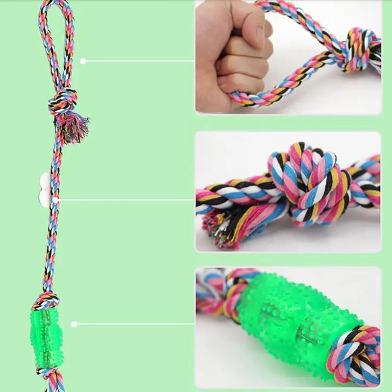 

Pet Rope Toy Interactive Knotted Convex Plastic Pet Chew Toy Cosas Para Perros Dog Bite Toy Teeth Cleaning Dog Accessories